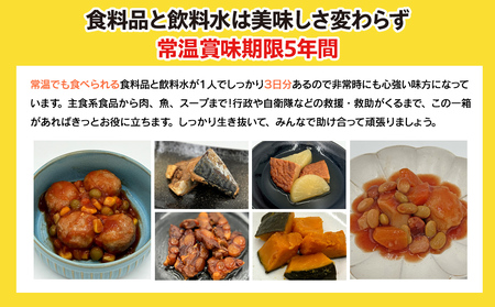 防災 防災グッズ 非常時おたすけ箱 1箱(1人3日分) ×4箱 備蓄 非常食 防災減災