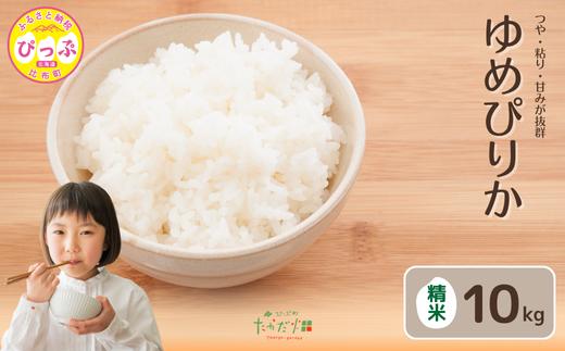 令和7年産 新米 ゆめぴりか 精米 10kg【たかだ畑】 米 お米 北海道米 特Aランク 国産 白米 コメ 2025年産 北海道 比布町 ぴっぷ 1018-007