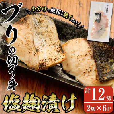 ふるさと納税 佐伯市 ブリ塩麹漬け(計12切・2切×6P)
