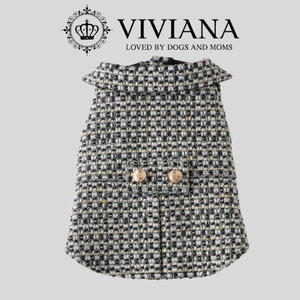 犬 服 ドッグウェア「VIVIANA」2ndAnniversaryベスト（Black）|犬用 服 ペット犬 ドッグ ペット用品 愛犬 ファッション 秦野 神奈川