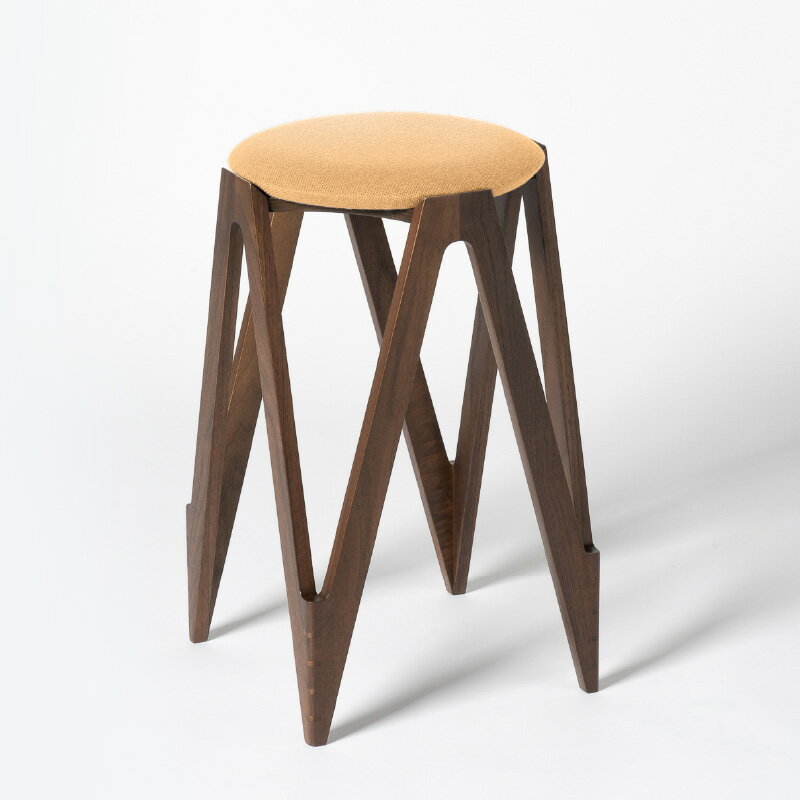 【ふるさと納税】CO・DA・MA High Stool＜ウォールナット＞