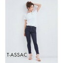 【ふるさと納税】【全2サイズ】T-ASSACレディースジーンズ「SKINNY/INDIGO」（スキニー）　ファッション・デニム