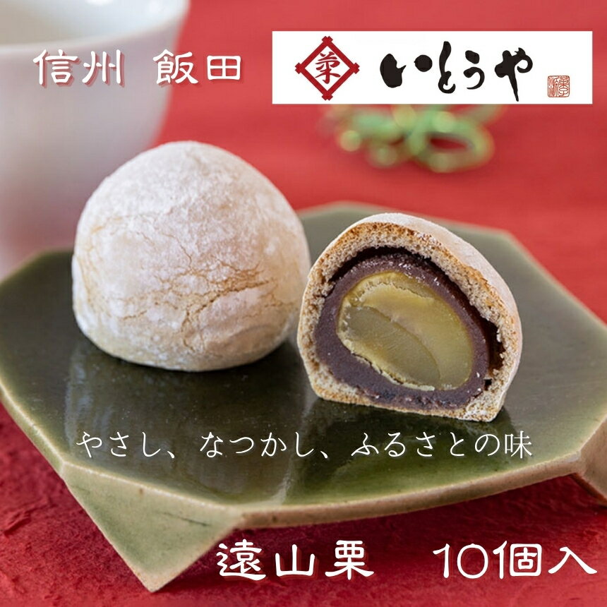 【ふるさと納税】遠山栗（10個入） | 栗 甘露煮 餡 餡子 あんこ 小豆 あずき 菓子 和菓子 和 スイーツ デザート 手土産 贈答 信州 長野県 飯田市