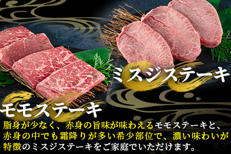 ＜【定期便6ヶ月】総重量2.85kgの宮崎牛味わい尽くし(ヒレステーキ込)＞宮崎県 国産【MI158-my】【ミヤチク】