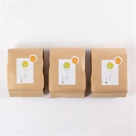 【デカフェ】楚々Cafeの自家焙煎珈琲豆 3種飲み比べセット(粉)【1367909】