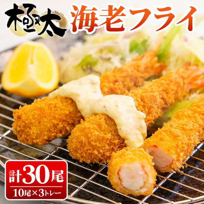 【ふるさと納税】極太海老フライ（BT）960g［No.1073］／ エビ えび ブラックタイガー 揚げ物 料理 食感 送料無料 広島県
