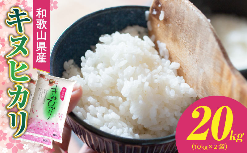 BB6222_和歌山県産 キヌヒカリ 20kg ( 10kg × 2）2025年産