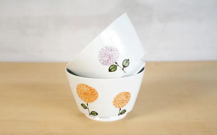 【波佐見焼】ひだまりイージー丼 軽量どんぶり ペアセット【浜陶】[XA98]