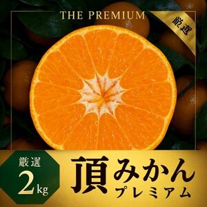 三代目の頂みかんTHEプレミアム【小玉サイズ】2kg【A31-51】【1615103】