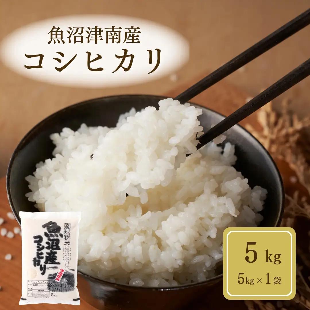 【令和8年産 先行予約】魚沼（津南）産コシヒカリ 5kg（5kg×1袋）(有)フジミヤ |津南町 魚沼産コシヒカリ