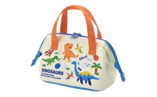 保冷 がま口ランチバッグ KGA0 ディノサウルス 恐竜 ダイナソー  男の子 男子【ランチバック 保冷バッグ アルミ蒸着 広口】 スケーター 724787 奈良県 奈良市 skt010