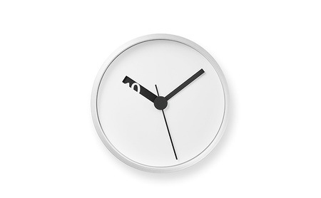 Extra Normal Clock / RM24-07 壁掛け時計 時計 Lemnos レムノス インテリア 民芸品 工芸品 工芸 伝統技術 壁掛け WH(ホワイト)