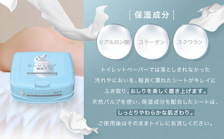 ネピア　おしりセレブWET【たっぷりセット】