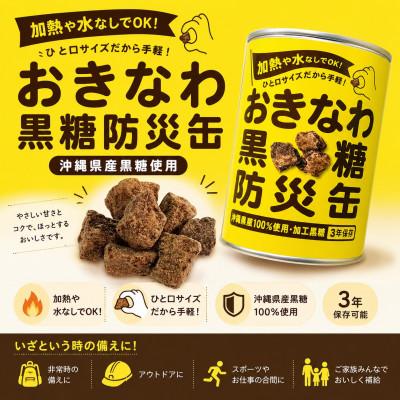 ふるさと納税 伊平屋村 沖縄県産黒糖使用 黒糖防災缶130g×3缶 |  | 01