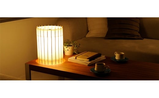 【日吉屋】自立式テーブルスタンド照明 和紙の色（朱鷺色）