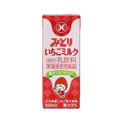 ふるさと納税 杵築市 LLみどり いちごミルク 飲みきりサイズ 200ml×24本 |  | 01