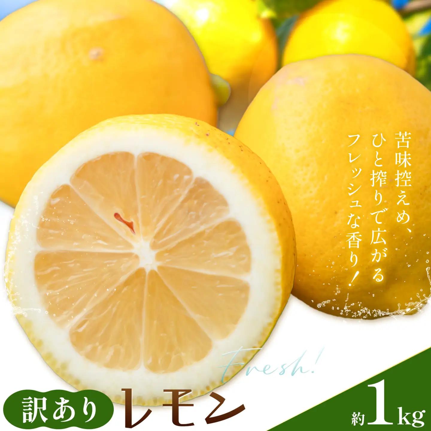 レモン 訳あり 1kg 株式会社農業福祉研究機構