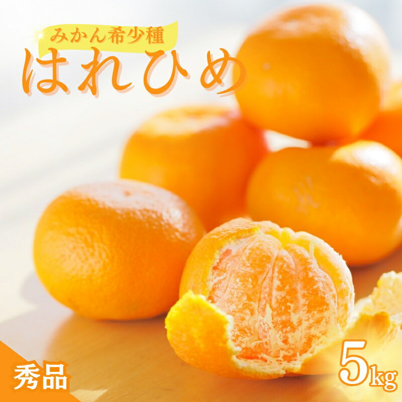 【ふるさと納税】 【来シーズン先行予約】希少種みかん はれひめ 約5kg(25個〜30個) 秀品 2025年12月中旬〜2026年2月初旬頃に順次発送予定（お届け日指定不可）/ 和歌山 みかん はれひめ フルーツ 柑橘 蜜柑 果物 くだもの