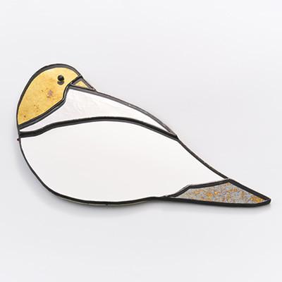 ふるさと納税 戸田市 3種類の鏡により作られた壁かけ鳥の鏡