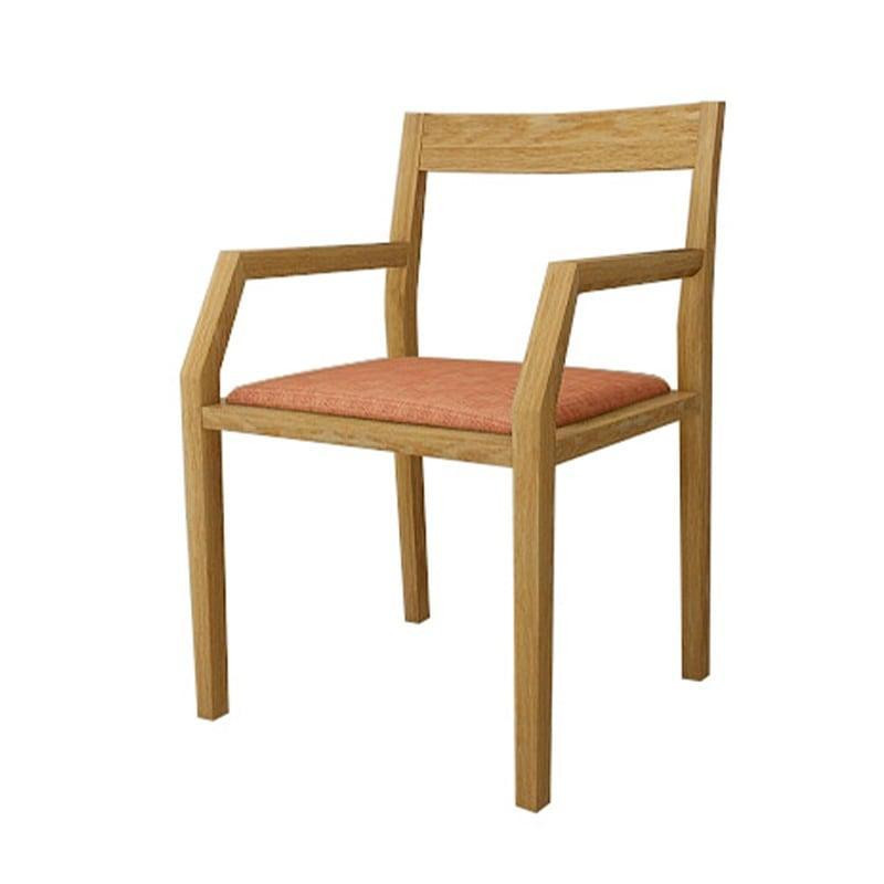 
            【開梱設置】高野木工 キールチェアWO 肘付き（座面：CHART3レンガ）【10年保証】
          