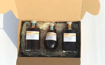 アオシマクラフトコーラ 3本セット(200ml×1本、400ml×2本) クラフトコーラ 200ml 400ml 3本 セット コーラシロップ コーラ シロップ 日向夏 きび糖 スパイス 希釈 希釈用