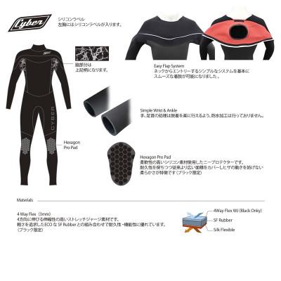 ふるさと納税 海老名市 CYBER 3/3mm LIGHT-ZERO-Ltd フルスーツ FALL/WINTER　Lサイズ |  | 01