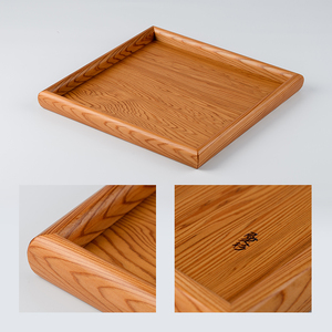 屋久杉で創った お盆トレー 正方形 高橋工芸 IB074-004 工芸品 工芸品 