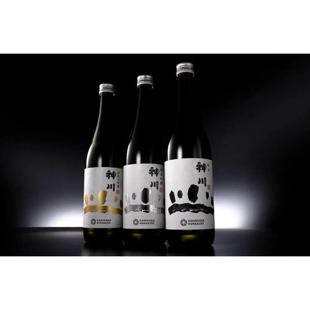 神川　純米・純米吟醸・純米大吟醸　四合瓶3本セット　地域限定酒| 純米