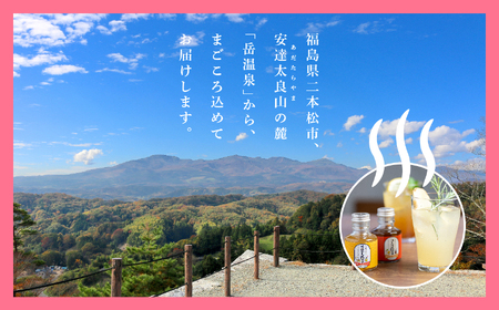 岳温泉発 ！温泉クラフト福島モモシロップセット ドリンク 炭酸 クラフト シロップ プレゼント 人気 ランキング おすすめ ギフト 故郷 ふるさと 納税 福島 ふくしま 二本松市 送料無料【佐藤物産】