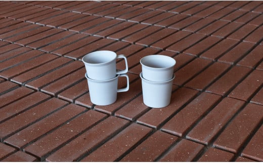1616/ TY Coffee Cup Gray 4個セット【1616/arita japan】有田焼 食器 カップ コーヒーカップ グレー シンプル 35000円 3.5万円 A35-624