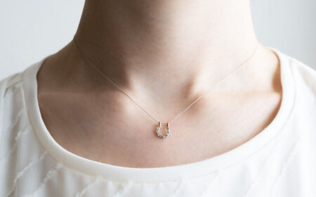 馬蹄ネックレス シルバー925 (40cm) BIBP001 アクセサリー ネックレス