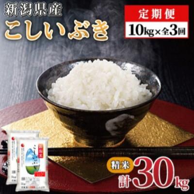 ふるさと納税 見附市 【毎月定期便】【3か月定期便】新潟県産 こしいぶき 10kg (精米)全3回
