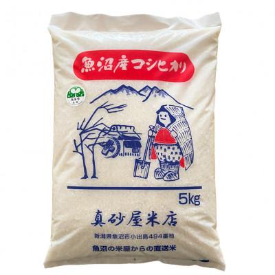 ふるさと納税 魚沼市 令和7年産　真砂屋厳選魚沼産コシヒカリ精米5kg