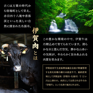 【伊賀忍者ビーフ】肉の横綱　希少な伊賀牛　肩ロース　450g　厚くカット（1ｃｍ）旨味が凝縮　焼肉　バーベキュー　霜降り肉
