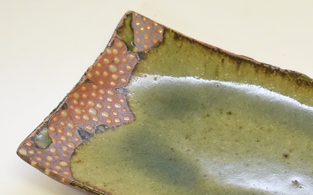 釉彩長角皿 2枚セット 和食器 長皿 陶芸品《受注制作》皿 中皿 長皿 長方形 和食器 おすすめ 手作り 食器 おしゃれ モダン 陶芸 陶器 陶芸作家