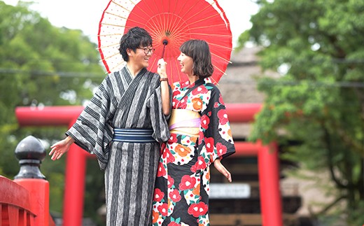 
浴衣で人吉街歩き(男性・女性)
