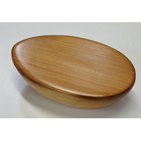 吉野杉　雫型　弁当箱／津田瑞苑　ボウル　木製　スギ　ガラス　ウッド　コート　コーティング　奈良県　宇陀市