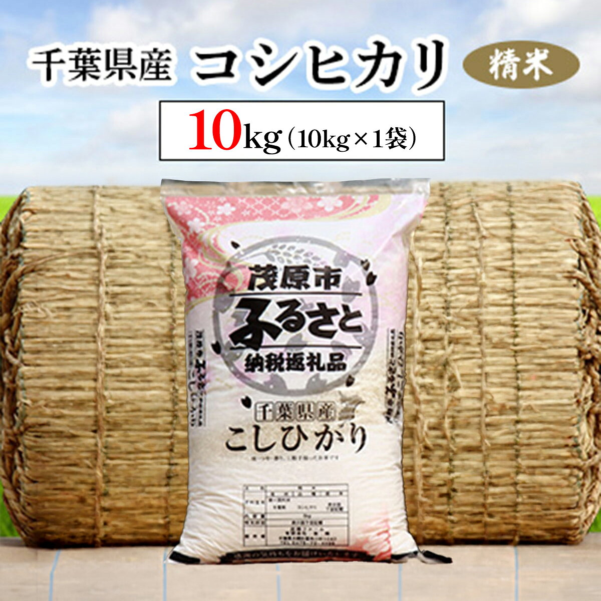 【ふるさと納税】令和8年産 千葉県産コシヒカリ 精米 10kg コシヒカリ 新米 米 コメ こめ 精米 10kg 令和8年産 コシヒカリ10kg 千葉県茂原市 MBAD010