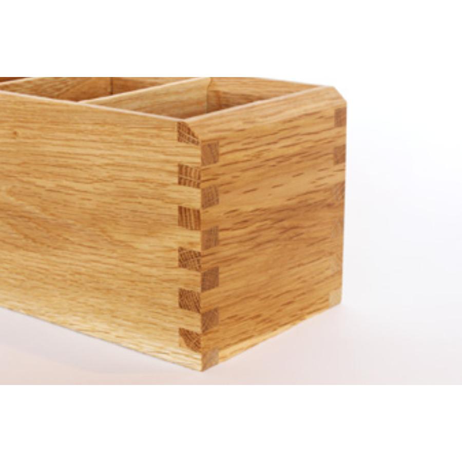 ＜オークヴィレッジ＞多用途ペン立て　ナチュラル