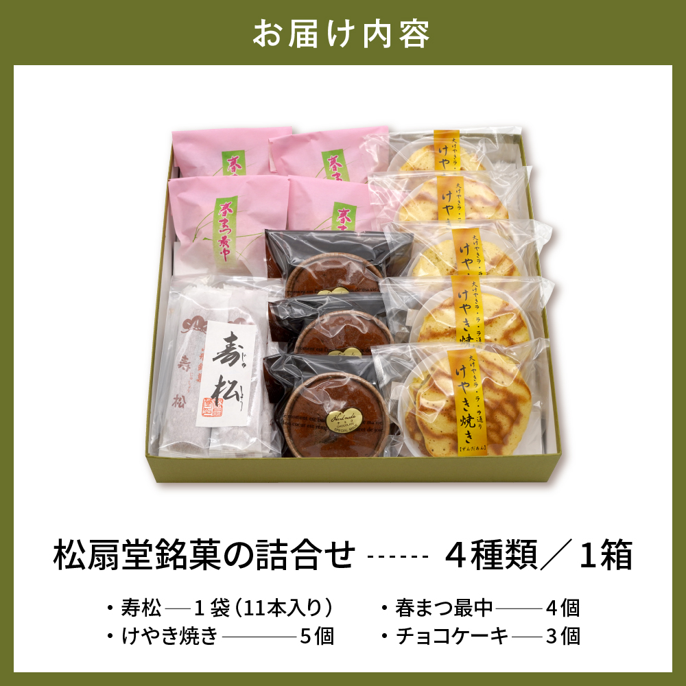 松扇堂銘菓の詰合せ　松扇堂提供 和菓子 山形県 東根市 hi004-hi040-002r_イメージ4