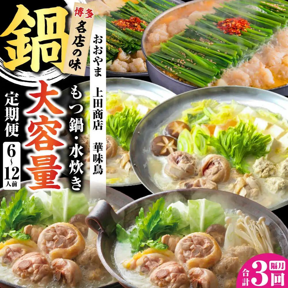 【隔月3回定期便】鍋大容量定期便 [BGAD079]なべ