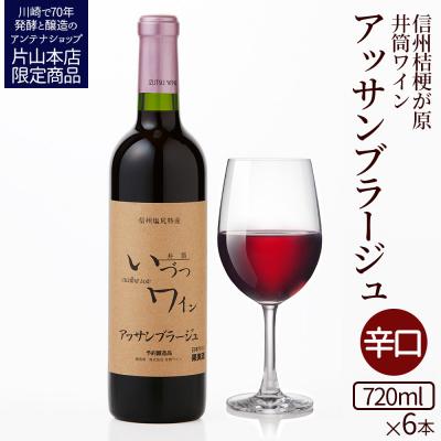 ふるさと納税 川崎市 井筒ワイン 井筒アッサンブラージュ 赤辛口 720ml × 6本 酸化防止剤無添加