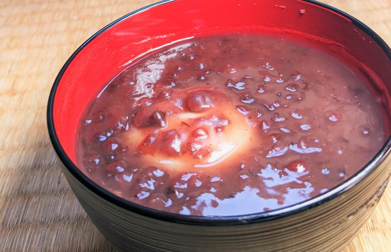 老舗和菓子屋さんの杵つき生丸餅（白）12個＆つぶあん 200g×3セット