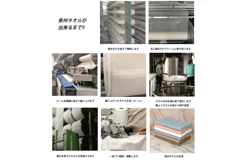 お洗濯がラクチン フェイスタオル 6枚セット【泉州タオル 国産 吸水 普段使い シンプル 日用品】 099H2912