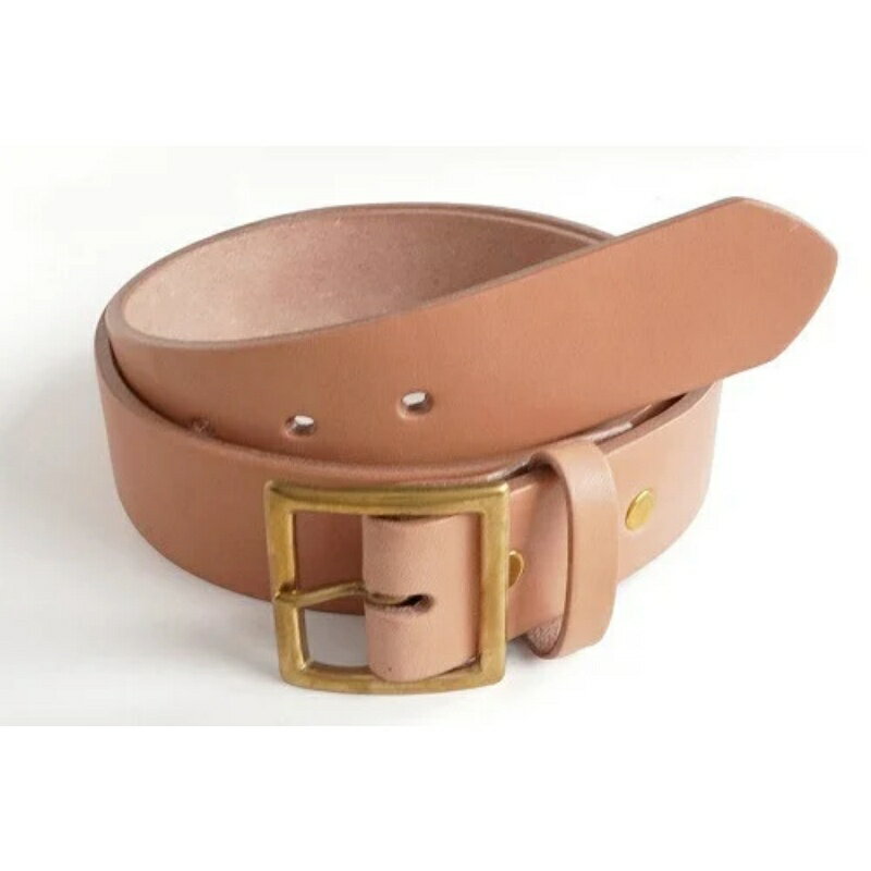 【ふるさと納税】E STREET LEATHER グレージングベンズ 4cm幅極厚レザーベルト ナチュラル 【サイズをお選びください】 / ベルト メンズ なめし革 父の日 紳士 スーツ