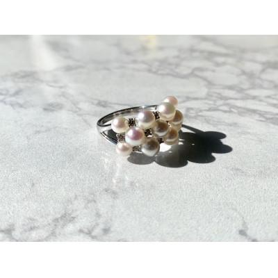 ふるさと納税 鳥羽市 あこや真珠リング(10号) 500-18