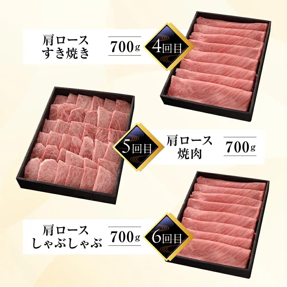 【定期便 6回】飛騨牛食べ比べ 【冷蔵配送】【39-A】