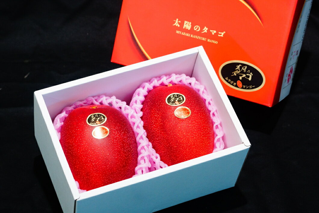 【ふるさと納税】＜先行予約＞【数量限定】太陽のタマゴ・赤秀（1kg・2〜3玉） 化粧箱入り 宮崎県産串間市産の厳しい基準をクリアした 最高級完熟マンゴー 2025年5月より順次発送 【串間市大束農業協同組合】【KU021】