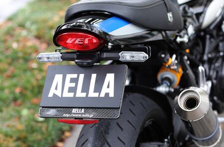 【AELLA】汎用品｜ドライカーボン製 ナンバープレートホルダー AE-99005 【ツヤなし】［ 京都 バイク カスタム パーツ 人気 おすすめ ツーリング ライダー バイカー メーカー ギア お取