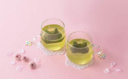 【抹茶入深蒸し煎茶】猫型ティーバッグキャッティー(3g×24P)〈お茶 緑茶 煎茶 深蒸し〉 
